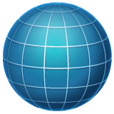 globe-with-meridians Emoji whatsapp