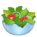 🥗 Salada verde Emoji nos WhatsApp