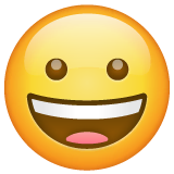 grinning-face Emoji whatsapp