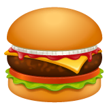 hamburger Emoji whatsapp