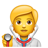 health-worker Emoji whatsapp
