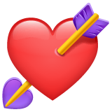 heart-with-arrow Emoji whatsapp