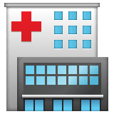 🏥 Hospital Emoji nos WhatsApp