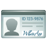 identification-card Emoji whatsapp