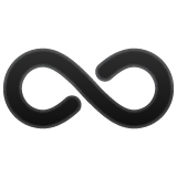 infinity Emoji whatsapp
