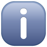 information Emoji whatsapp