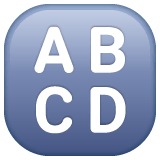 input-latin-uppercase Emoji whatsapp