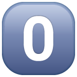 keycap-0 Emoji whatsapp