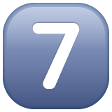 keycap-7 Emoji whatsapp