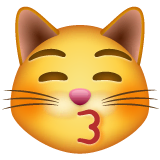kissing-cat Emoji whatsapp