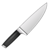 Kitchen Knife Emoji on WhatsApp