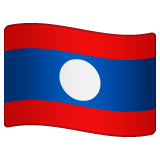 Flagge von Laos Emoji WhatsApp