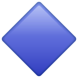 🔷 Large Blue Diamond Emoji on WhatsApp