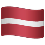 Bandera de Letonia Emoji WhatsApp