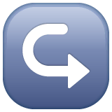 left-arrow-curving-right Emoji whatsapp