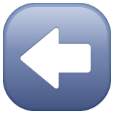 left-arrow Emoji whatsapp