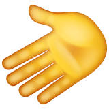 leftwards-hand Emoji whatsapp