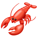Lobster Emoji on WhatsApp