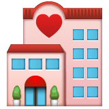 love-hotel Emoji whatsapp