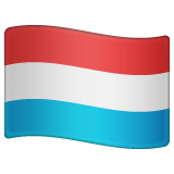 Flagge von Luxemburg Emoji WhatsApp