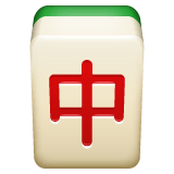 mahjong-red-dragon Emoji whatsapp