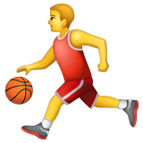 man-bouncing-ball Emoji whatsapp