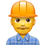 👷‍♂️ Man Construction Worker Emoji on WhatsApp