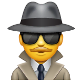 man-detective Emoji whatsapp