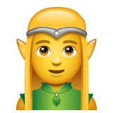 Homem elfo Emoji WhatsApp