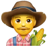 👨‍🌾 Profesional De La Agricultura Hombre Emoji en WhatsApp