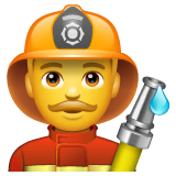 man-firefighter Emoji whatsapp