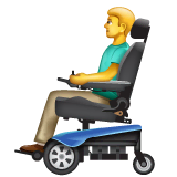 man-in-motorized-wheelchair Emoji whatsapp