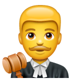 man-judge Emoji whatsapp