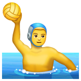 man-playing-water-polo Emoji whatsapp
