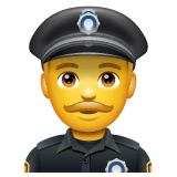 👮‍♂️ Poliziotto Emoji su WhatsApp