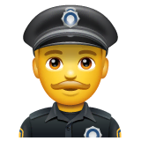 man-police-officer Emoji whatsapp