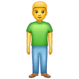 man-standing Emoji whatsapp
