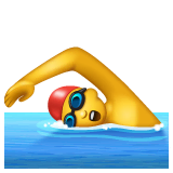 man-swimming Emoji whatsapp