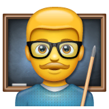 👨‍🏫 Man Teacher Emoji on WhatsApp