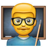 man-teacher Emoji whatsapp