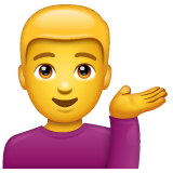 man-tipping-hand Emoji whatsapp