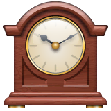 mantelpiece-clock Emoji whatsapp