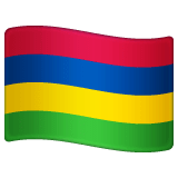 Flagge von Mauritius Emoji WhatsApp