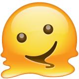 melting-face Emoji whatsapp