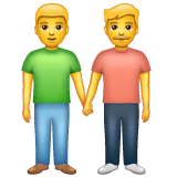 men-holding-hands Emoji whatsapp