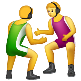 men-wrestling Emoji whatsapp