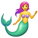 🧜‍♀️ Mermaid Emoji on WhatsApp