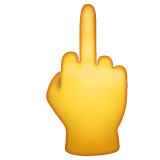 middle-finger Emoji whatsapp
