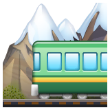 mountain-railway Emoji whatsapp