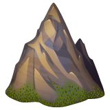 mountain Emoji whatsapp